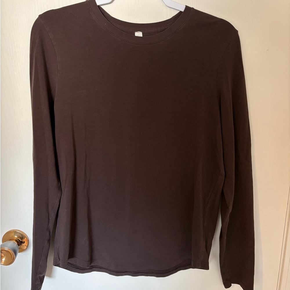Lululemon Brown Long Sleeve Top